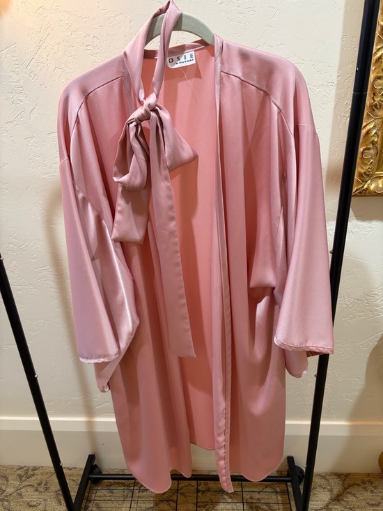Natori Other - Natori Dusty Rose Satin Short Robe
